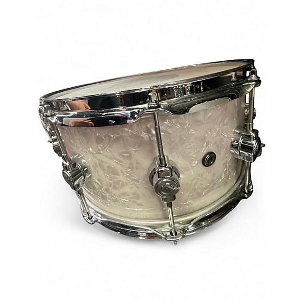 Used DW 6.5X14 Performance Series Snare White Marine Pearl Drum