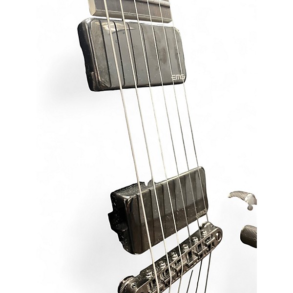 Used Schecter Guitar Research V1 JUAN OF THE DEAD Gray Solid Body Electric Guitar