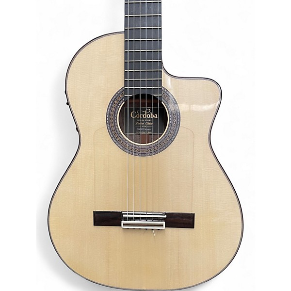 Used Cordoba 55FCE NEGRA Natural Classical Acoustic Electric Guitar