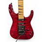 Used Jackson JS32TQ Dinky Crimson Red Trans Solid Body Electric Guitar