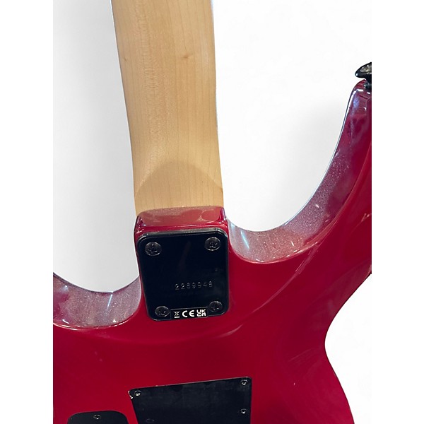 Used Jackson JS32TQ Dinky Crimson Red Trans Solid Body Electric Guitar