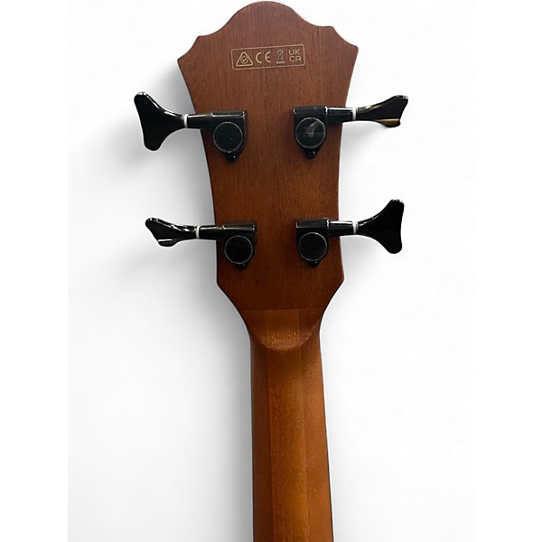 Used 2020s Ibanez AEGB25E Trans Black Acoustic Bass Guitar