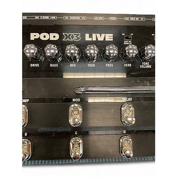 Used Line 6 Pod X3 Live Amp Modeler Effect Processor