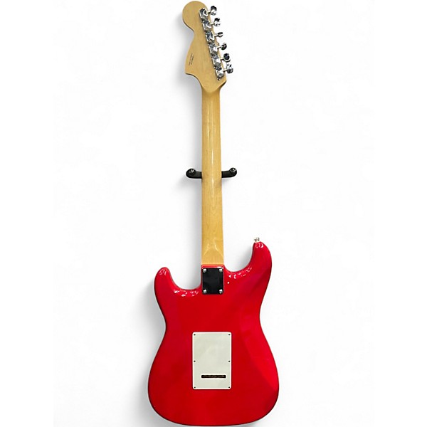 Used Squier Affinity Stratocaster Red Solid Body Electric Guitar