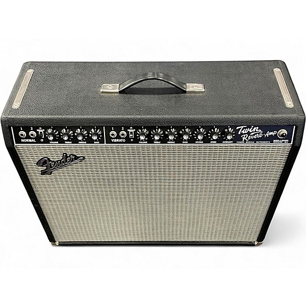 Used Fender Vintage Reissue 1965 Twin Reverb Tube Guitar Combo Amp