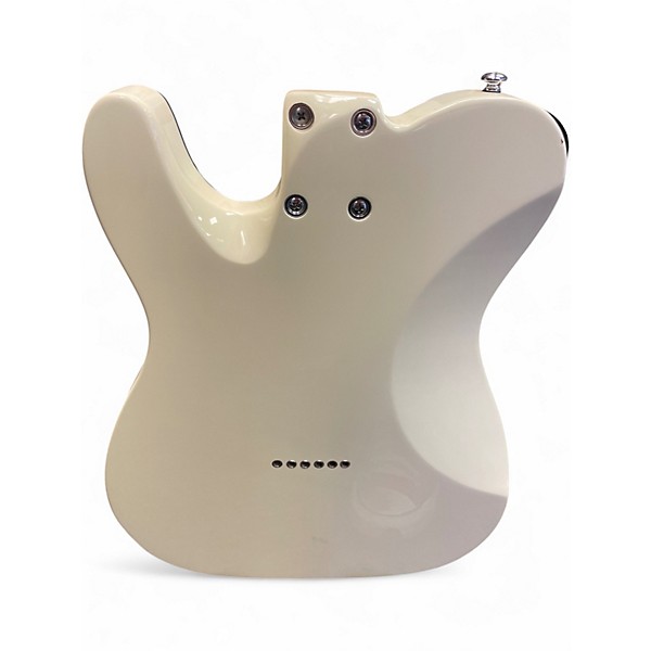 Used Schecter Guitar Research Diamond Series PT White Solid Body Electric Guitar