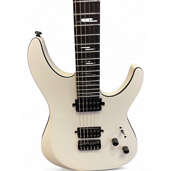 Used Schecter Guitar Research REAPER 6 CUSTOM White Solid Body Electric Guitar