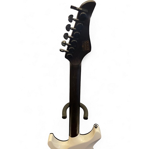 Used Schecter Guitar Research REAPER 6 CUSTOM White Solid Body Electric Guitar