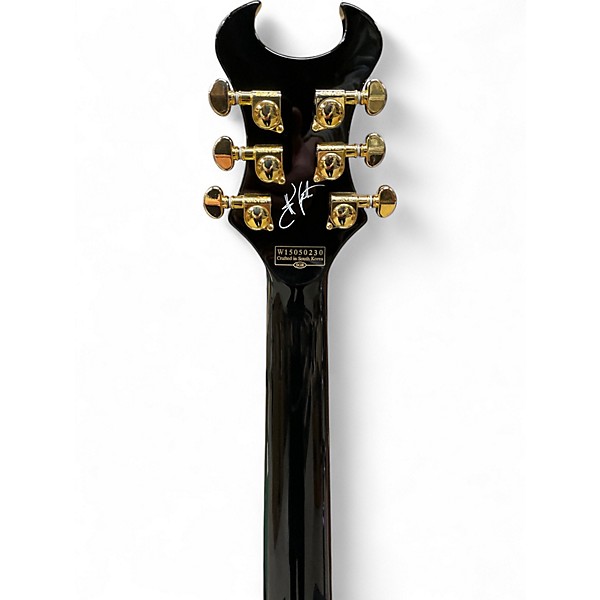 Used Schecter Guitar Research Synyster Gates Signature Custom S GOLD STRIPE Solid Body Electric Guitar