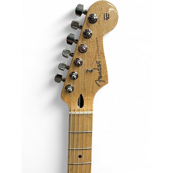 Used Fender Player Stratocaster Black Solid Body Electric Guitar