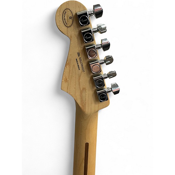 Used Fender Player Stratocaster Black Solid Body Electric Guitar