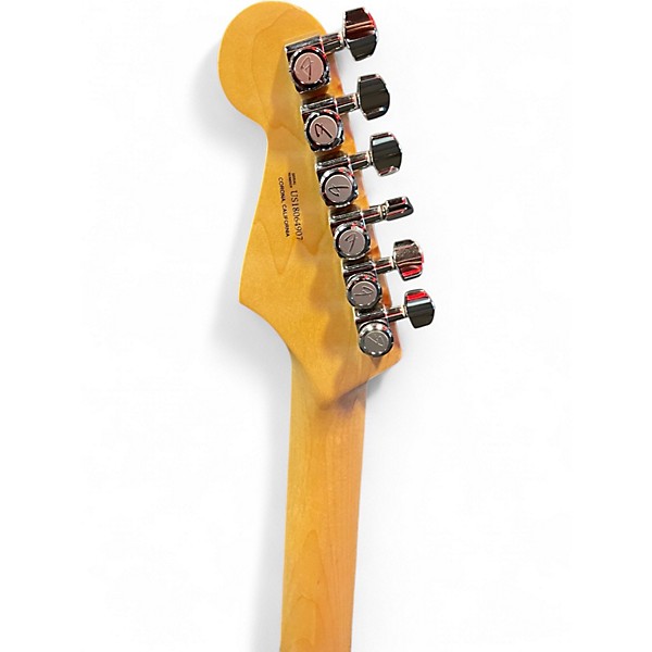 Used Fender American Elite Stratocaster AQUA MARINE Solid Body Electric Guitar