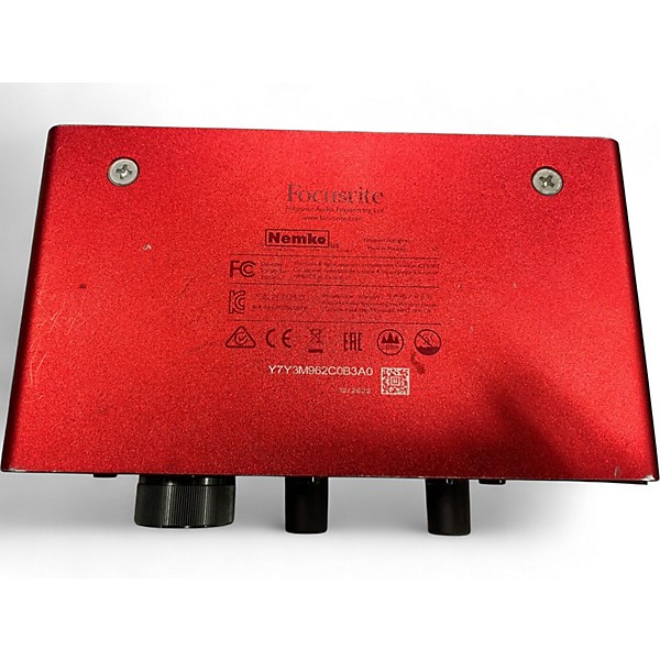 Used 2022 Focusrite Scarlett Solo Gen 4 Audio Interface