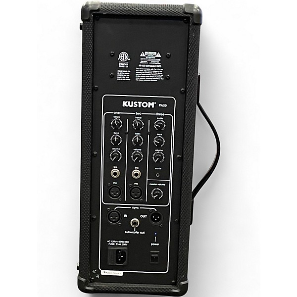 Used Kustom PA PA50 Powered Speaker