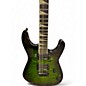 Used Jackson DS20 Transparent Green Solid Body Electric Guitar