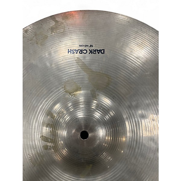 Used Zildjian 18in K Custom Dark Crash Cymbal