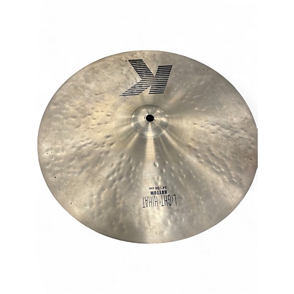 Used Zildjian 14in K Light Hi Hat Pair Cymbal