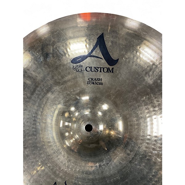 Used Zildjian 17in A Custom Crash Cymbal