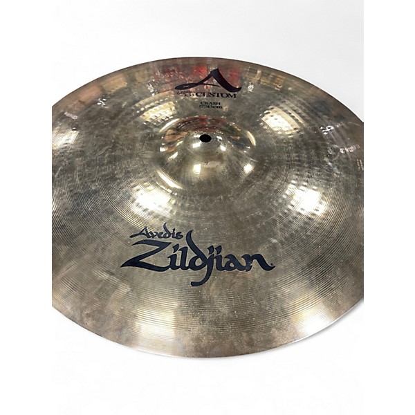 Used Zildjian 17in A Custom Crash Cymbal