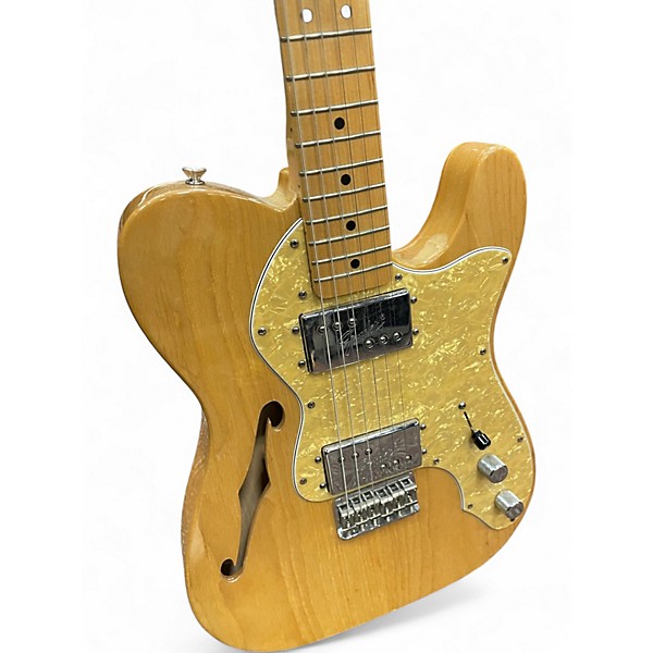 Used Fender Classic Player Telecaster Thinline Deluxe Natural Hollow Body Electric Guitar