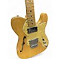 Used Fender Classic Player Telecaster Thinline Deluxe Natural Hollow Body Electric Guitar