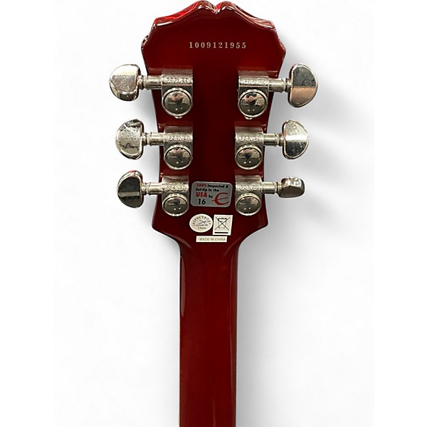 Used 2010 Epiphone Les Paul Standard 2 Color Sunburst Solid Body Electric Guitar