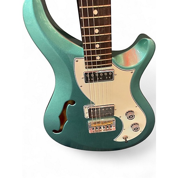 Used 2022 PRS S2 Vela Semi-Hollow Blue Sparkle Hollow Body Electric Guitar