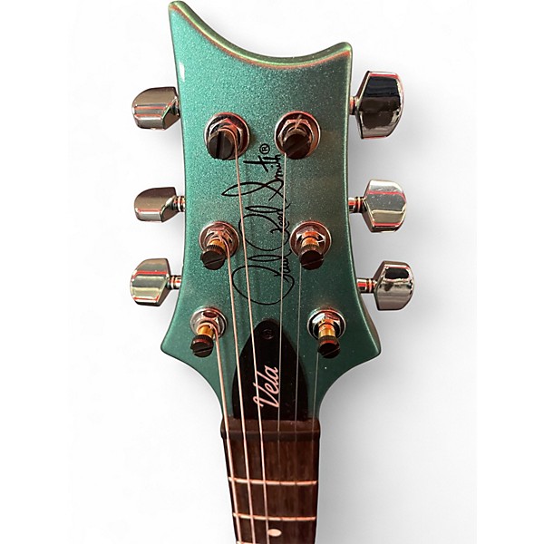 Used 2022 PRS S2 Vela Semi-Hollow Blue Sparkle Hollow Body Electric Guitar