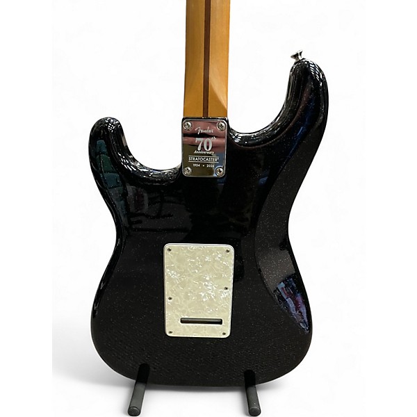 Used Fender 70TH ANNIVERSARY PLAYER STRATOCASTER NEBULA NOIR Solid Body Electric Guitar