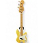 Used Fender Player Precision Bass Hialeah Yellow Electric Bass Guitar thumbnail