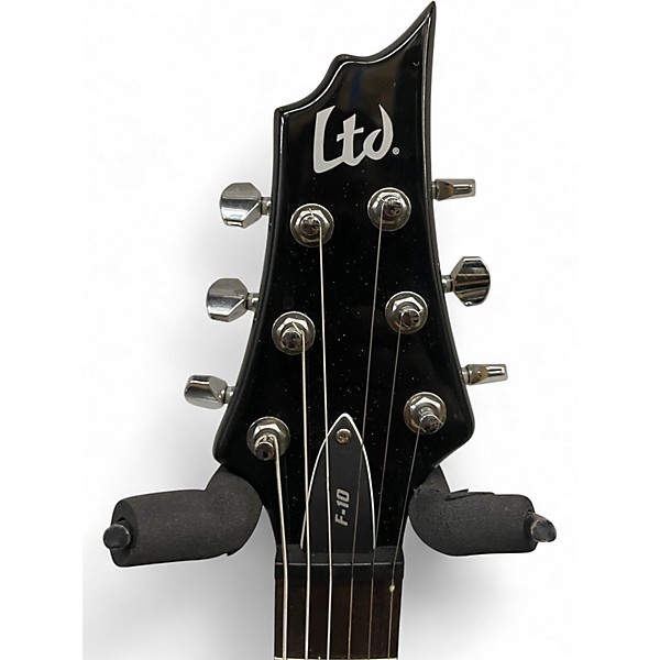 Used ESP LTD F10 Black Solid Body Electric Guitar