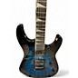 Used Jackson DS20 Transparent Blue Solid Body Electric Guitar