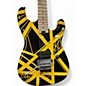 Used 2020s EVH Striped Series YELLOW BLACK Solid Body Electric Guitar thumbnail
