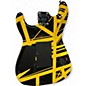 Used 2020s EVH Striped Series YELLOW BLACK Solid Body Electric Guitar