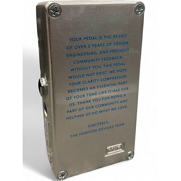 Used Horizon Devices Clarity Compressor  Effect Pedal