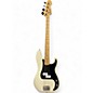 Used Fender Standard Precision Bass Olympic White Electric Bass Guitar thumbnail