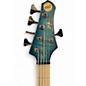 Used MTD Kingston Saratoga NSJ Turquoise Electric Bass Guitar