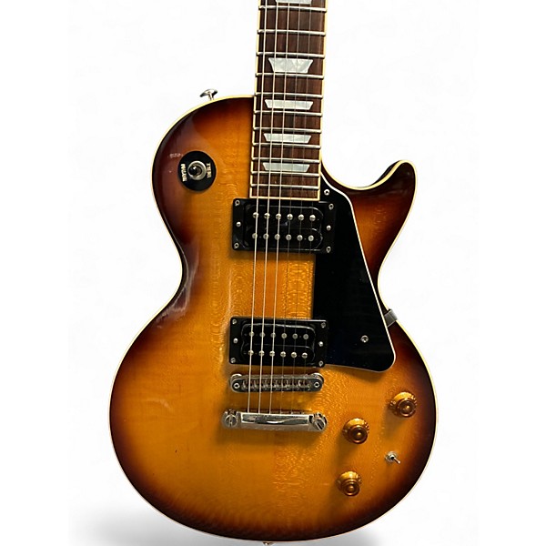 Used 2015 Gibson Les Paul Less Plus 2 Tone Sunburst Solid Body Electric Guitar