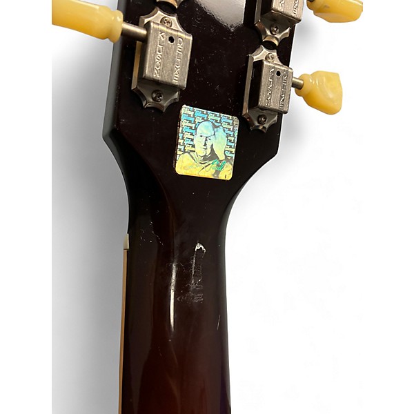 Used 2015 Gibson Les Paul Less Plus 2 Tone Sunburst Solid Body Electric Guitar