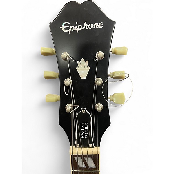 Used Epiphone ES175 Premium EBONY Hollow Body Electric Guitar