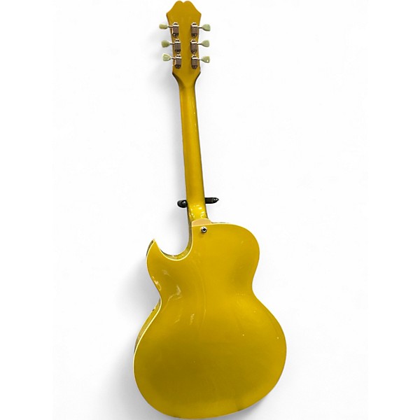 Used 2008 Epiphone ES295 Gold Hollow Body Electric Guitar