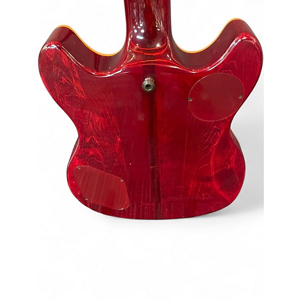 Vintage 1970s D'agostino BENCHMARK Cherry Solid Body Electric Guitar