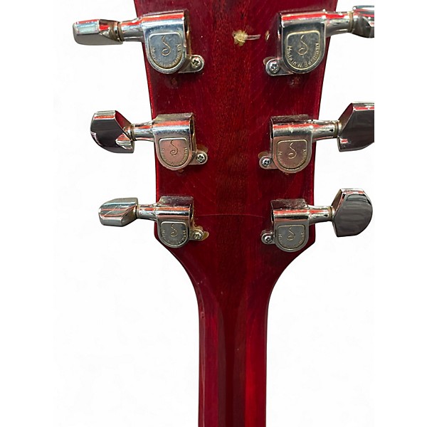 Vintage 1970s D'agostino BENCHMARK Cherry Solid Body Electric Guitar