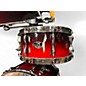 Used TAMA 4 Piece Superstar Red to Black Fade Drum Kit