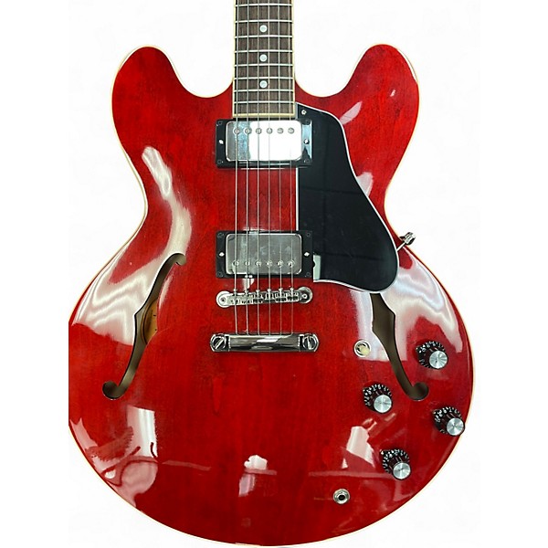 Used Gibson ES335 Cherry Hollow Body Electric Guitar