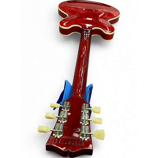 Used Gibson ES335 Cherry Hollow Body Electric Guitar