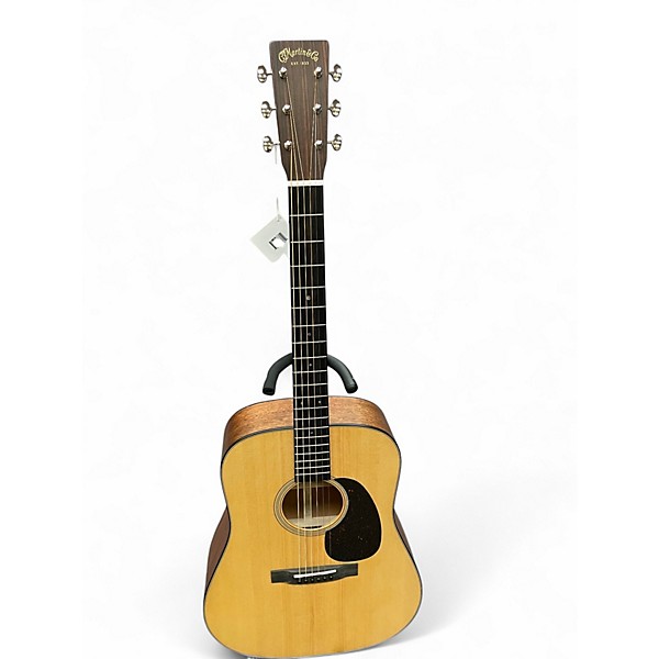 Used Martin D18 Natural Acoustic Guitar