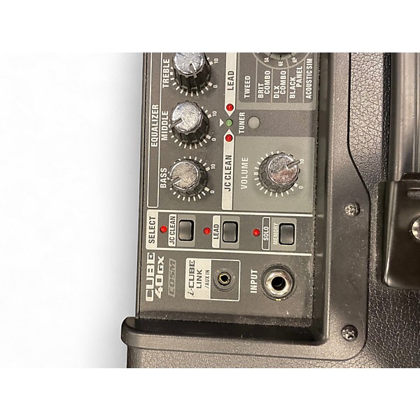 Used Roland Cube 40GX 40W 1x10 Guitar Combo Amp