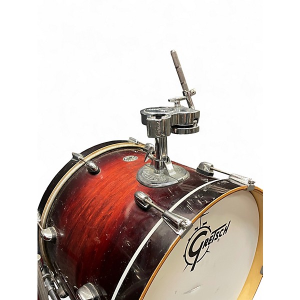 Used Gretsch Drums 3 Piece Catalina Club Jazz Series Deep Cherry Burst Drum Kit