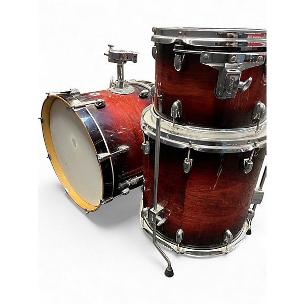 Used Gretsch Drums 3 Piece Catalina Club Jazz Series Deep Cherry Burst Drum Kit